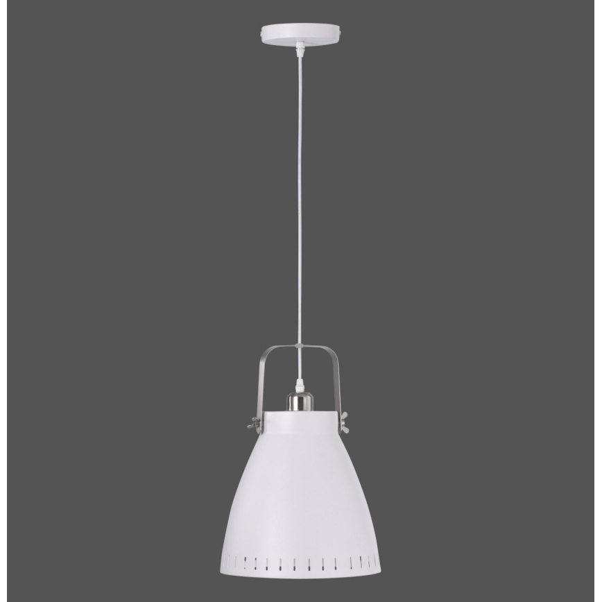 Leuchten Direkt 11059-16 - Lámpara colgante EVA 1xE27/60W/230V diá. 21,5 cm blanco