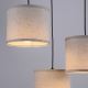 Leuchten Direkt 11236-79 - Lámpara colgante BARK 3xE27/40W/230V madera