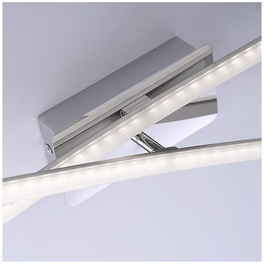 Leuchten Direkt 11272-55 - Lámpara LED de superficie SIMON 2xLED/8W/230V cromo mate