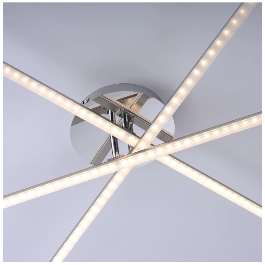 Leuchten Direkt 11274-55 - Lámpara de suspensión LED SIMON 3xLED/8W/230V cromo mate