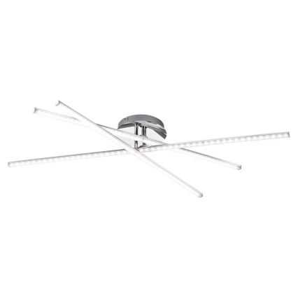 Leuchten Direkt 11274-55 - Lámpara de suspensión LED SIMON 3xLED/8W/230V cromo mate