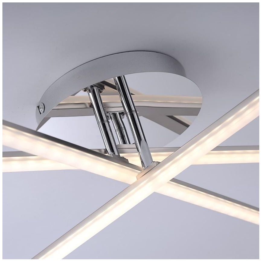 Leuchten Direkt 11274-55 - Lámpara de suspensión LED SIMON 3xLED/8W/230V cromo mate