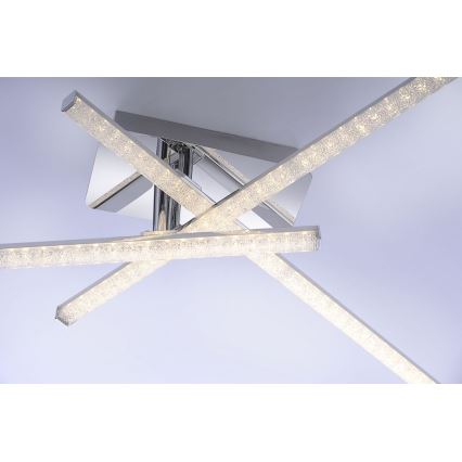 Leuchten Direkt 11293-17 - Lámpara de suspensión LED SIMON 3xLED/5W/230V cromo brillante