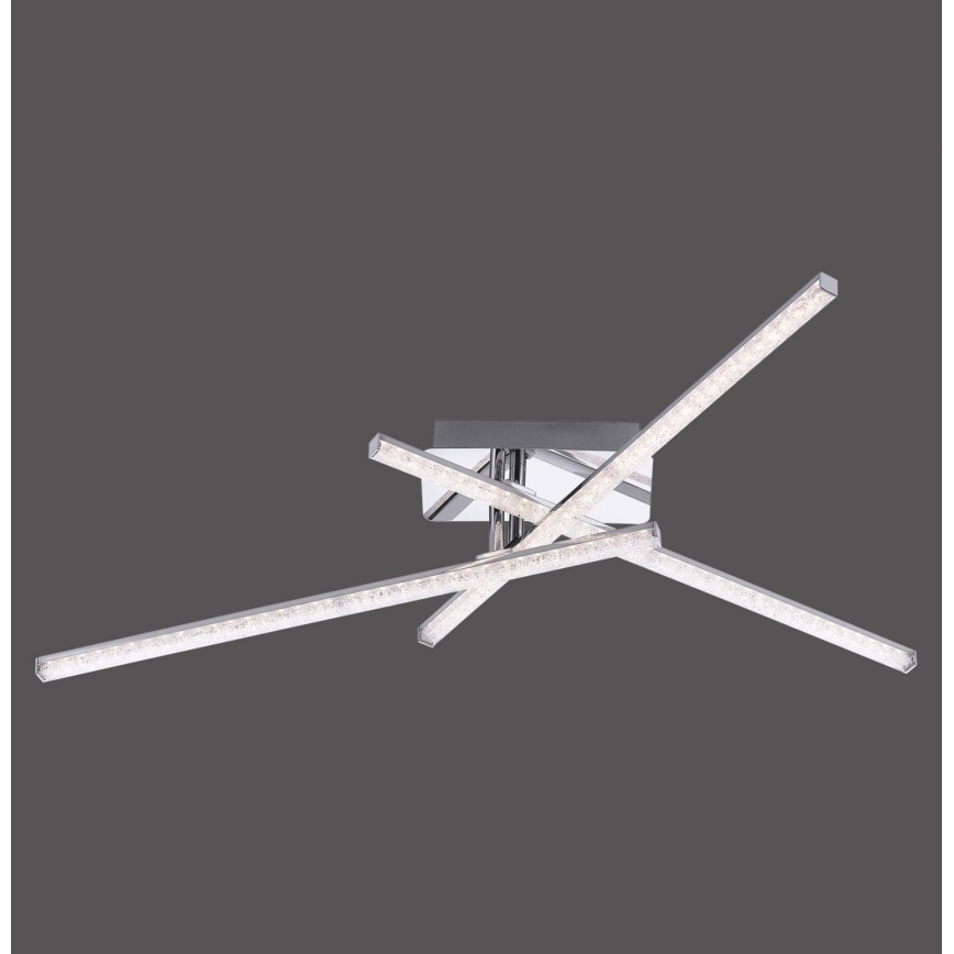Leuchten Direkt 11293-17 - Lámpara de suspensión LED SIMON 3xLED/5W/230V cromo brillante