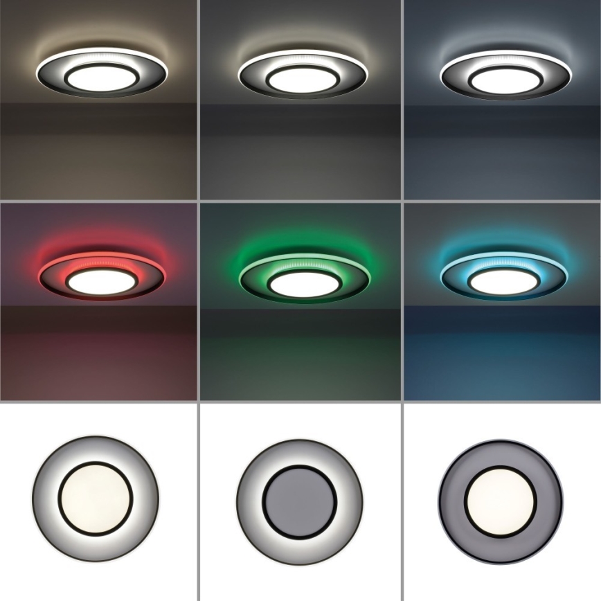 Leuchten Direkt 11627-18 - Lámpara LED RGB regulable ARENDA LED/31W/230V 2700-5000K + mando a distancia