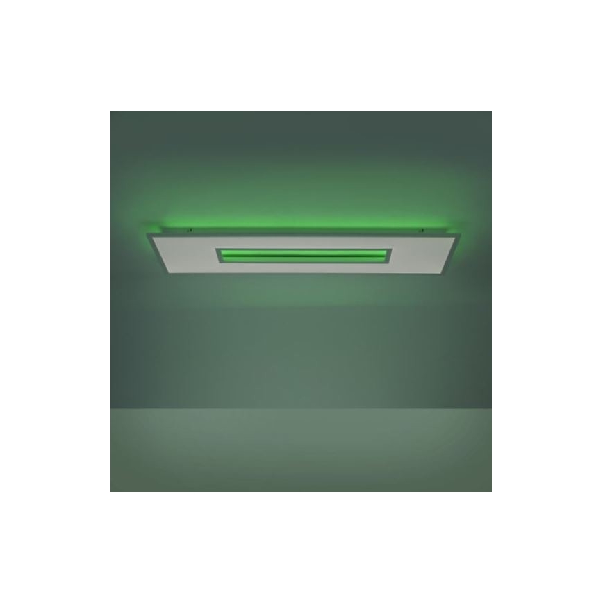 Leuchten Direkt 11646-16 - Plafón LED RGB regulable RECESS 1xLED/41W/230V + 1xLED/7,5W + mando a distancia