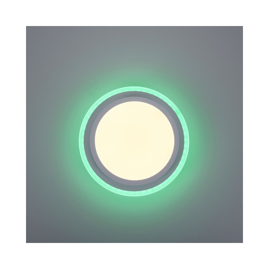Leuchten Direkt 11662-16 - Plafón LED RGB regulable ARENDA LED/21W/230V + control remoto