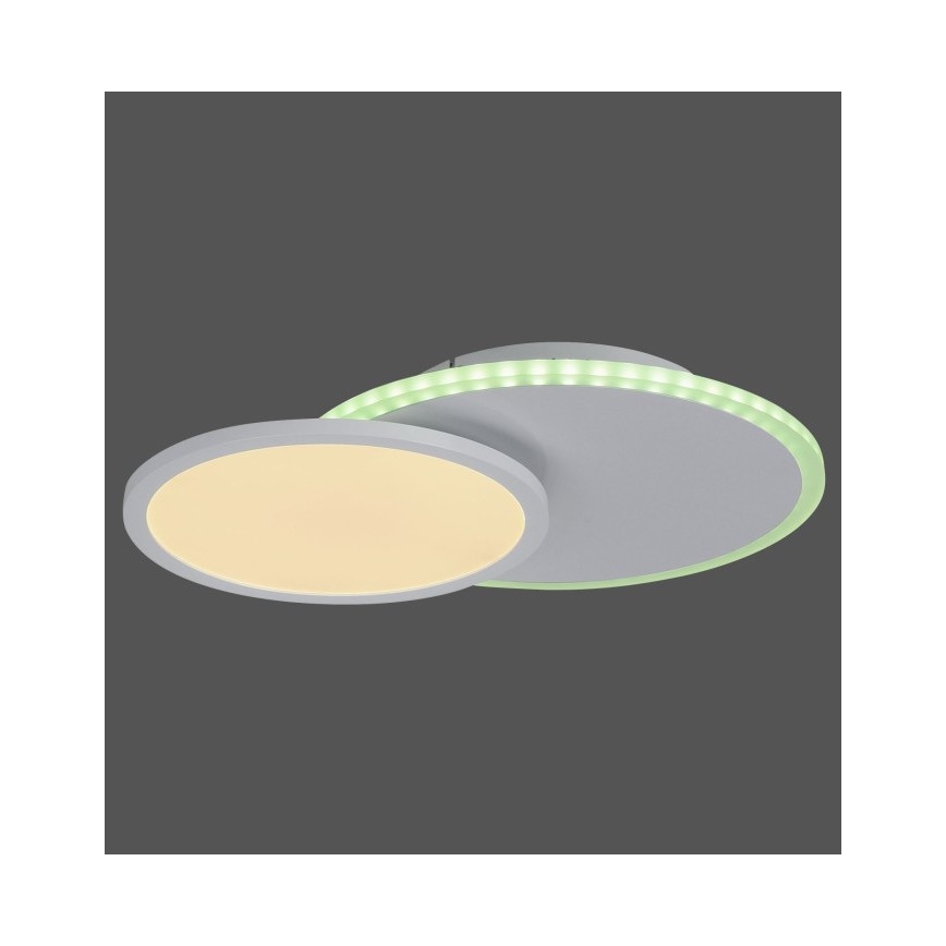 Leuchten Direkt 11662-16 - Plafón LED RGB regulable ARENDA LED/21W/230V + control remoto
