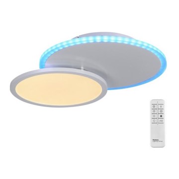 Leuchten Direkt 11662-16 - Plafón LED RGB regulable ARENDA LED/21W/230V + control remoto