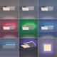 Leuchten Direkt 11663-16 - Plafón LED RGB regulable ARENDA LED/22W/230V + control remoto