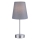 Leuchten Direkt 11680-15 - Lámpara de mesa HEINRICH 1xE14/40W/230V gris