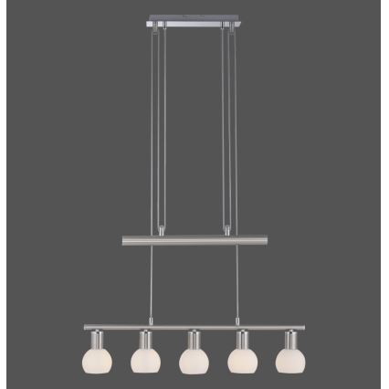 Leuchten Direkt 11939-55 - Lámpara colgante BENEDICTO 5xE14/40W/230V