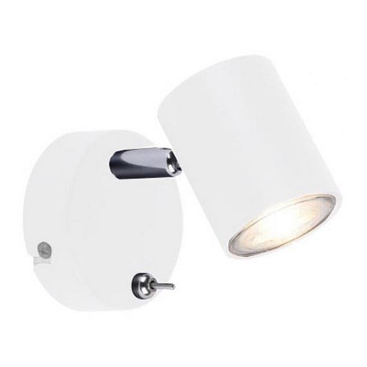 Leuchten Direkt 11941-16 - Foco LED de pared TARIK 1xGU10/5W/230V blanco