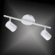 Leuchten Direkt 11942-16 - Foco LED TARIK 2xGU10/5W/230V blanco