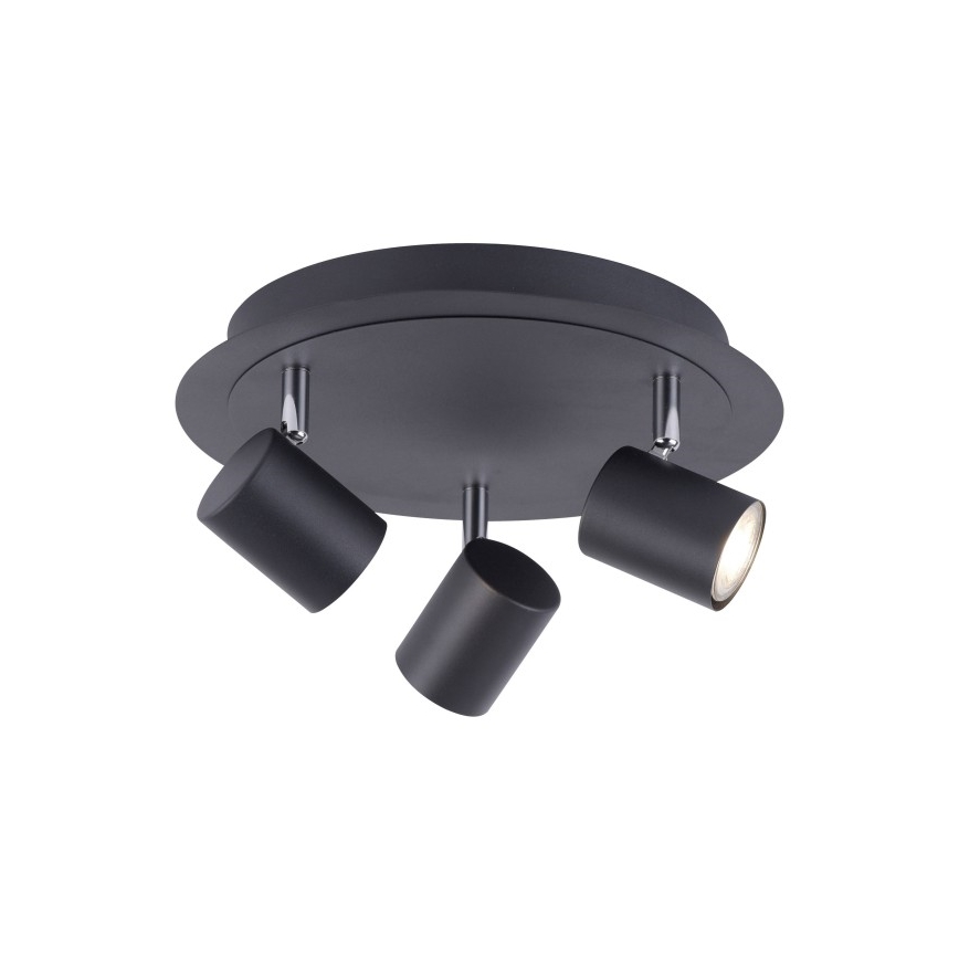 Leuchten Direkt 11943-13 - Foco LED TARIK 3xGU10/5W/230V antracita