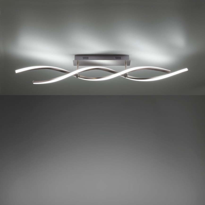 Leuchten Direkt 11993-55 - Lámpara de suspensión LED RGB regulable SWING 2xLED/8,5W/230V 2700-5000K + mando a distancia