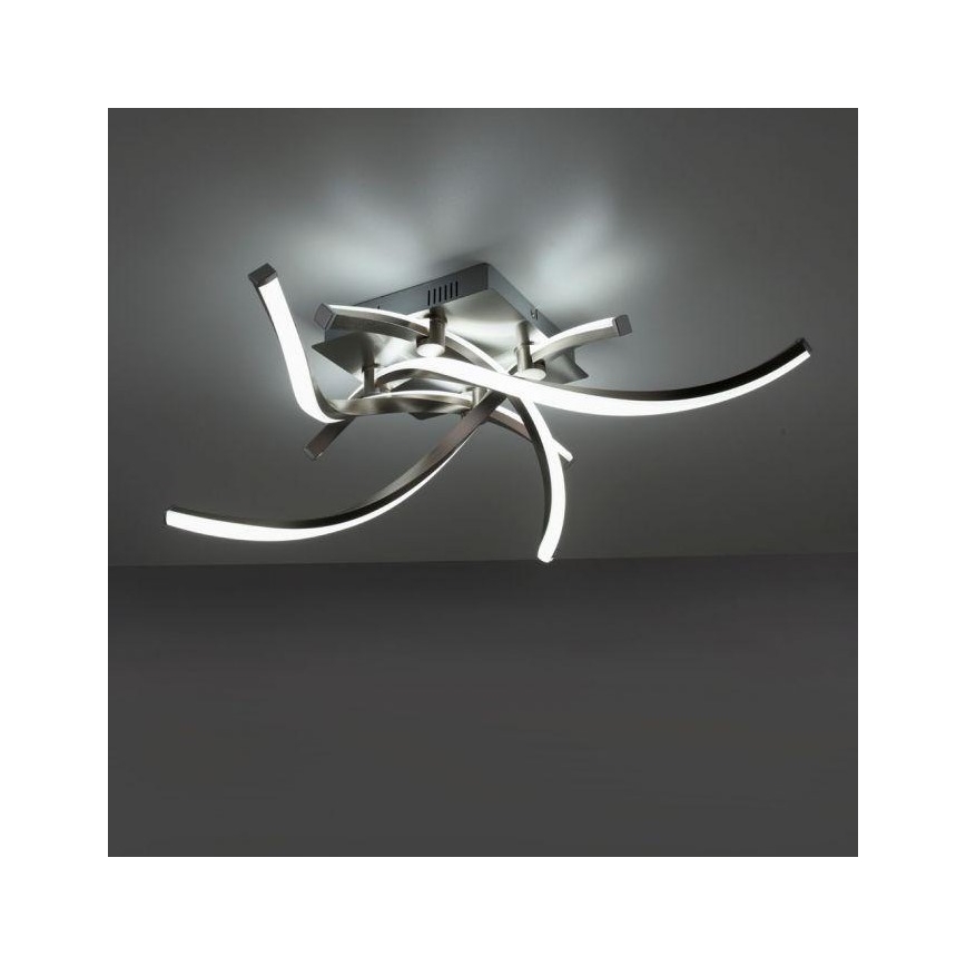 Leuchten Direkt 11995-55 - Lámpara de superficie LED RGB regulable SWING LED/24,4W/230V 2700-5000K + mando a distancia