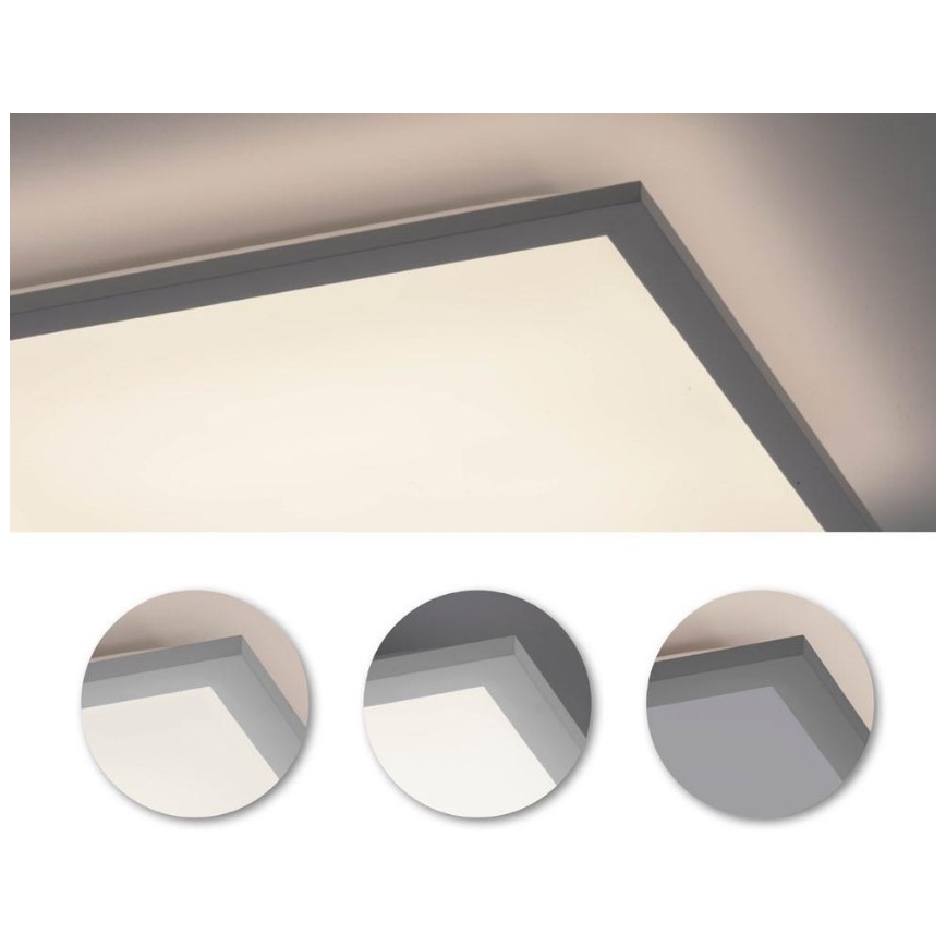 Leuchten Direkt 12201-16 - Plafón LED FLAT LED/22W/230V