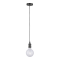 Leuchten Direkt 13570-18 - Lámpara colgante DIY 1xE27/60W/230V negro