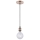 Leuchten Direkt 13570-20 - Lámpara colgante DIY 1xE27/60W/230V cobre