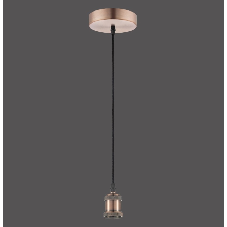 Leuchten Direkt 13570-20 - Lámpara colgante DIY 1xE27/60W/230V cobre
