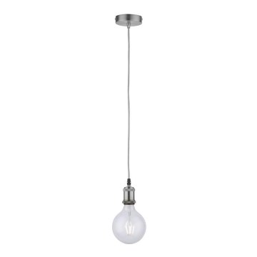 Leuchten Direkt 13570-55 - Lámpara colgante DIY 1xE27/60W/230V cromo mate