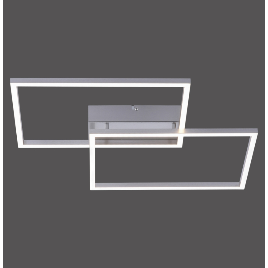 Leuchten Direkt 14017-55 - Plafón LED regulable IVEN 2xLED/20W/230V + mando a distancia