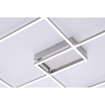 Leuchten Direkt 14017-55 - Plafón LED regulable IVEN 2xLED/20W/230V + mando a distancia