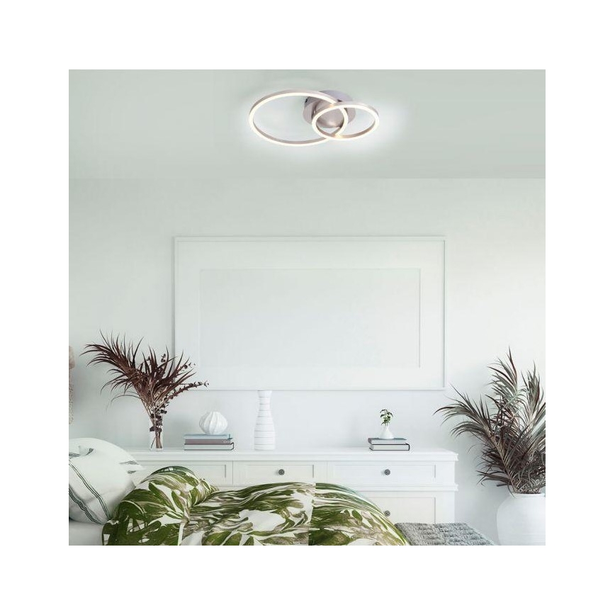 Leuchten Direkt 14021-55 - Lámpara de techo LED IVANKA LED/26W/230V