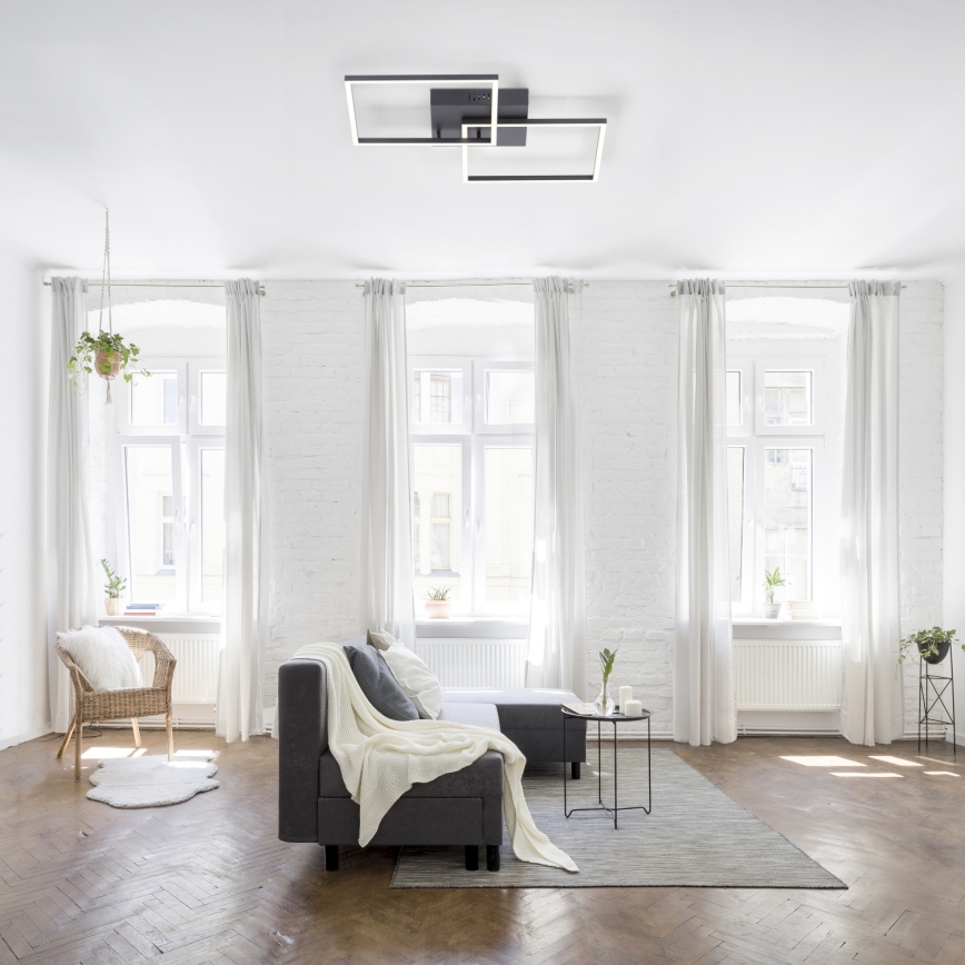 Leuchten Direkt 14141-18 - LED Plafón regulable IVEN 2xLED/13,5W/230V + CR