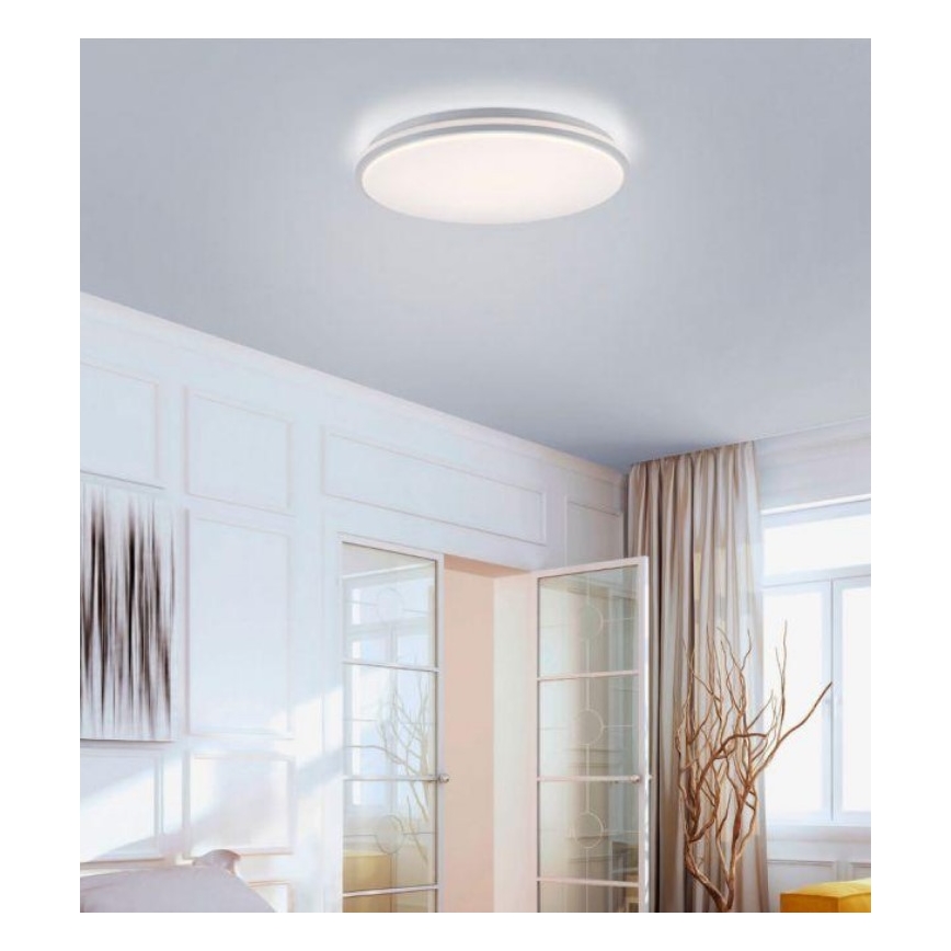 Leuchten Direkt 14208-16 - Plafón LED regulable COLIN LED/18W/230V