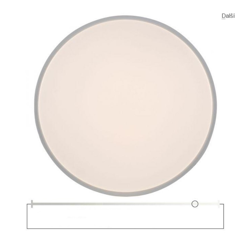 Leuchten Direkt 14208-16 - Plafón LED regulable COLIN LED/18W/230V