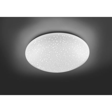 Leuchten Direkt 14242-16 - Plafón LED RGB regulable SKYLER LED/18W/230V + mando a distancia