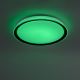 Leuchten Direkt 14339-21 - Plafón LED RGB regulable KARI LED/37W/230V Tuya 2700-5000K + mando a distancia