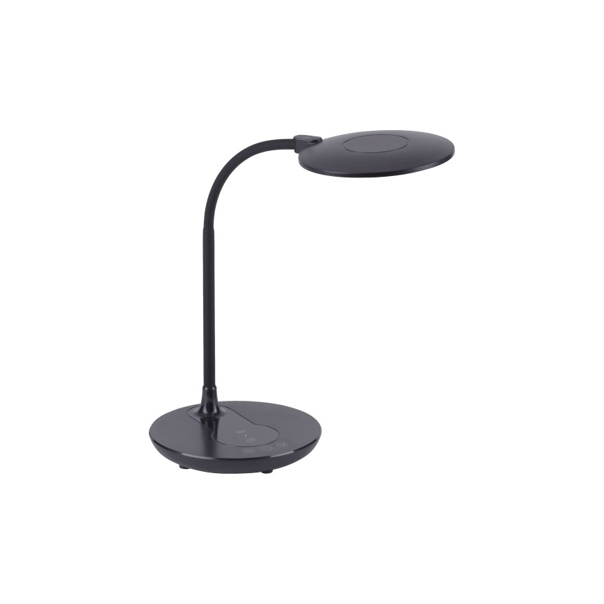 Leuchten Direkt 14416-18 - Lámpara de mesa LED regulable con cargador inalámbrico ASTRID LED/5W/230V 3000/4000/5500K + USB