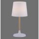 Leuchten Direkt 14423-16 - Lámpara de mesa NIMA 1xE14/40W/230V blanco