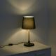 Leuchten Direkt 14423-18 - Lámpara de mesa NIMA 1xE14/40W/230V negro