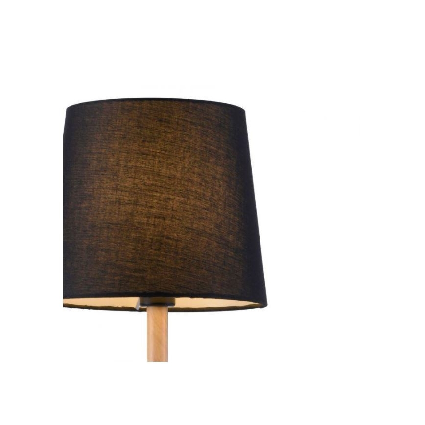 Leuchten Direkt 14423-18 - Lámpara de mesa NIMA 1xE14/40W/230V negro