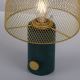 Leuchten Direkt 14433-43 - Lámpara de mesa regulable DIPPER 1xE27/10W/230V verde