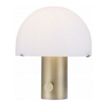 Leuchten Direkt 14433-60 - Lámpara de mesa regulable DIPPER 1xE27/10W/230V bronce