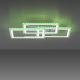 Leuchten Direkt 14636-55 - Plafón LED RGB regulable FELIX LED/35W/230V + mando a distancia