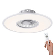 Leuchten Direkt 14642-16 - Plafón LED regulable con ventilador FLAT-AIR LED/32W/230V + mando a distancia