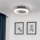 Leuchten Direkt 14645-55 - Lámpara LED con ventilador LEONARD LED/27W/230V