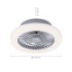 Leuchten Direkt 14645-55 - Lámpara LED con ventilador LEONARD LED/27W/230V