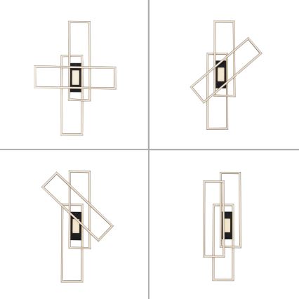 Leuchten Direkt 14693-18 - Plafón LED regulable ASMIN LED/48W/230V