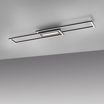 Leuchten Direkt 14696-18 - Lámpara de techo LED regulable ASMIN LED/45W/230V negro