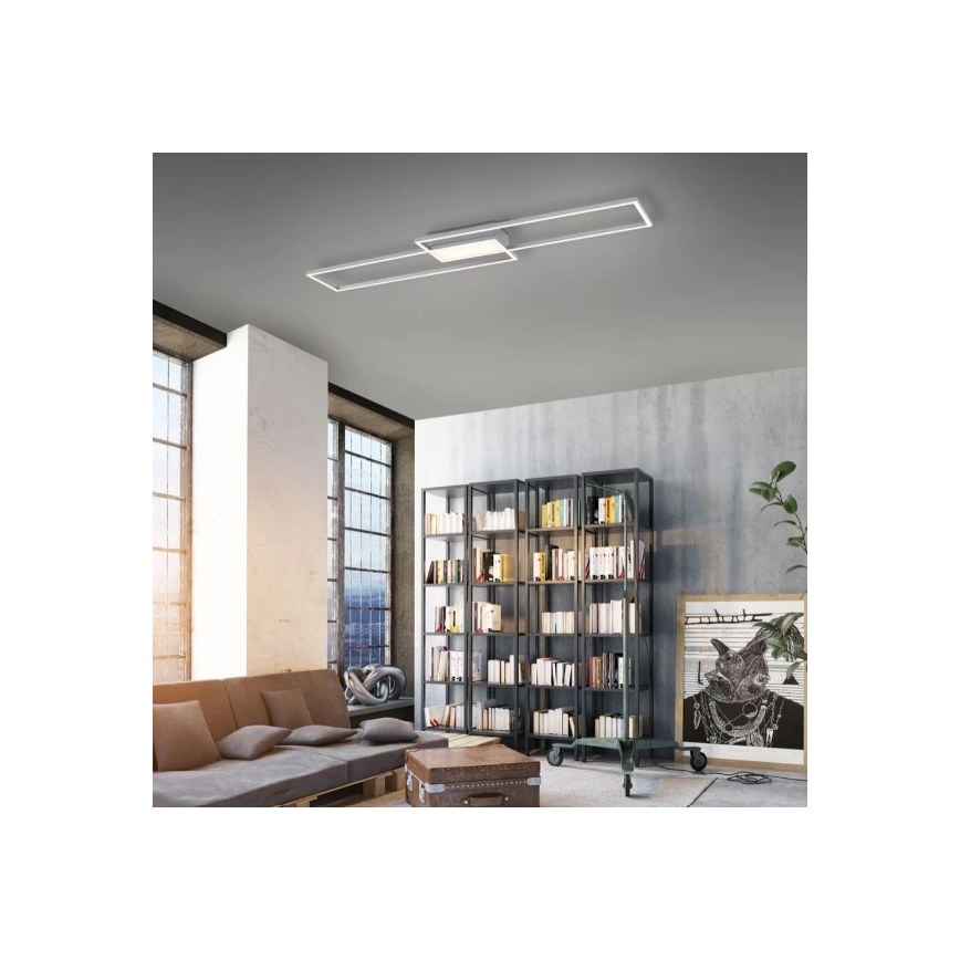 Leuchten Direkt 14711-55 - Plafón LED regulable ASMIN LED/42W/230V 3000-5000K + mando a distancia