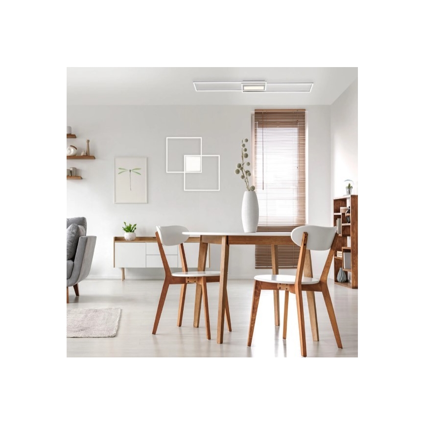 Leuchten Direkt 14711-55 - Plafón LED regulable ASMIN LED/42W/230V 3000-5000K + mando a distancia