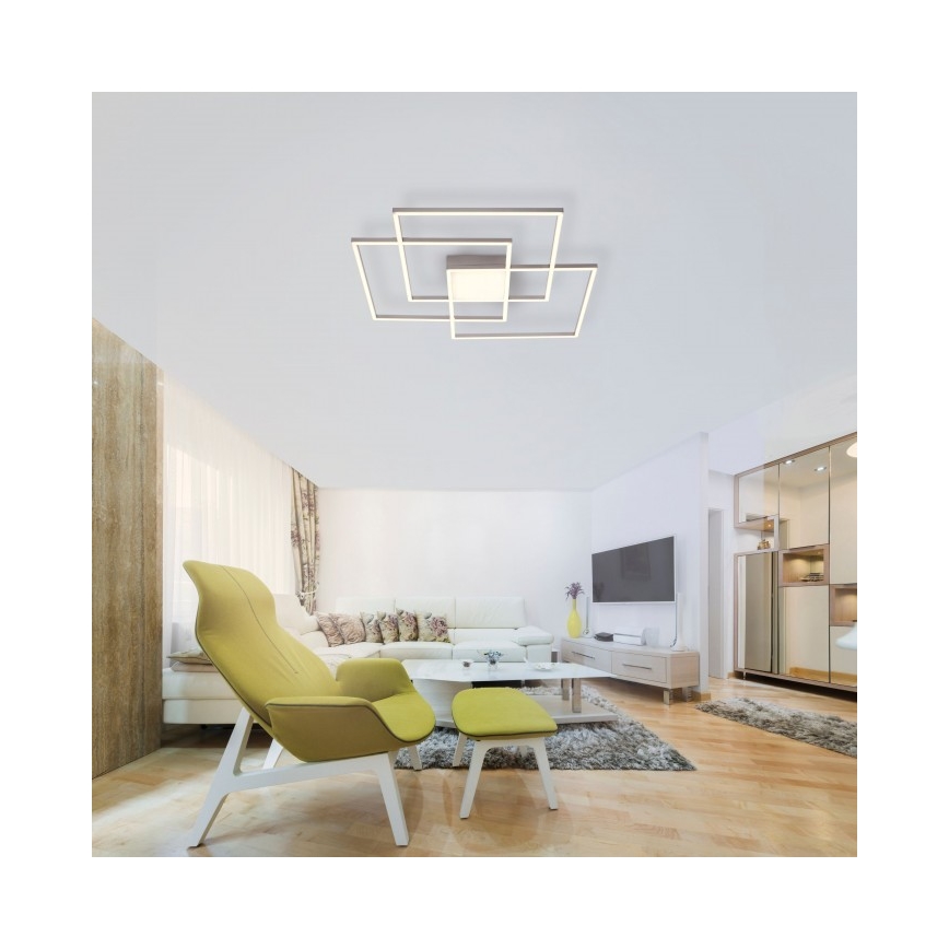Leuchten Direkt 14713-55 - Lámpara de superficie LED regulable ASMIN LED/45W/230V 3000-5000K + mando a distancia