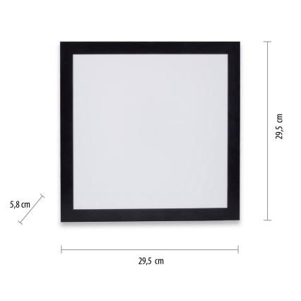 Leuchten Direkt 14740-18 - Plafón LED FLAT LED/7W/230V